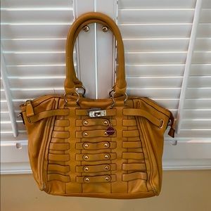 $ALE Big Buddha Neutral Tan Boho Satchel